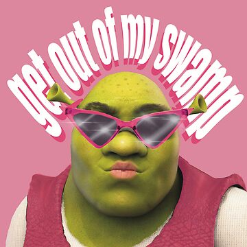 Download Funny Shrek Pout In Sunglasses Wallpaper