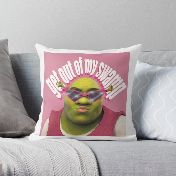 Shrek meme Throw Pillow for Sale by Pulte