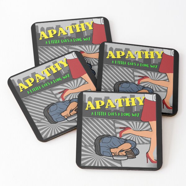 Item preview, APATHY - A LITTLE GOES A LONG WAY designed and sold by DumplingTees.