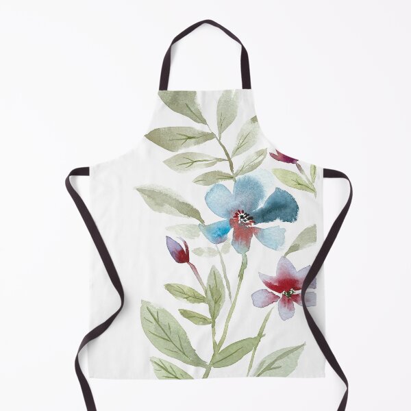 Aperçu de l'œuvre Aquarelle Fleur Bleue créée et vendue par Iro-by-Mona.