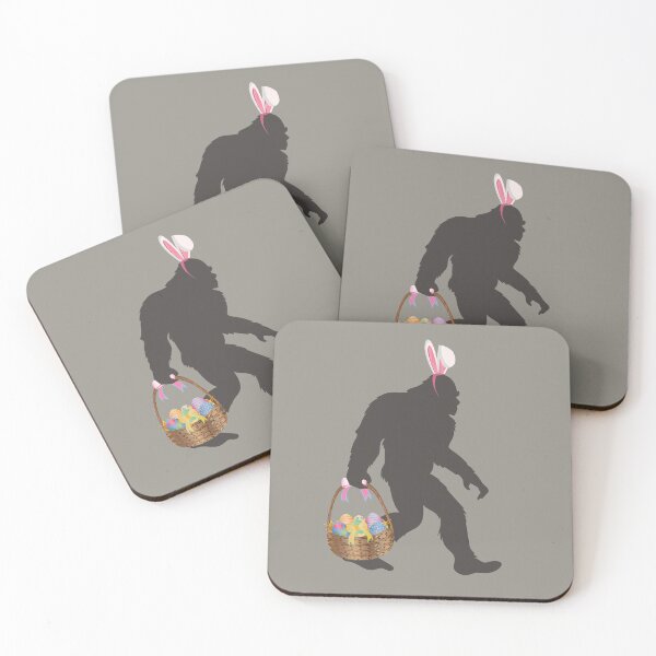 Item preview, Funny Bigfoot with Bunny Ears Easter Design with Easter Basket  designed and sold by Dibble Dabble Designs.