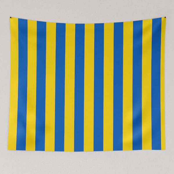 Item preview, The Colors of Ukraine - Gold and Azure Stripes designed and sold by ozcushions.