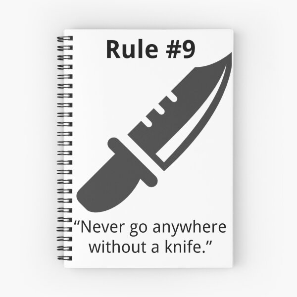 Item preview, Gibb's Rule #9 (Always carry a knife) designed and sold by shirtdude13.
