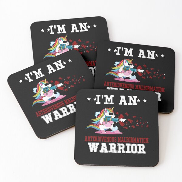 Item preview, Funny Unicorn I'm An Arteriovenous Malformation Warrior designed and sold by heppenp.