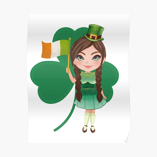 Sexy St Patricks Day Girl Poster By Lostcauseblue Redbubble 2851