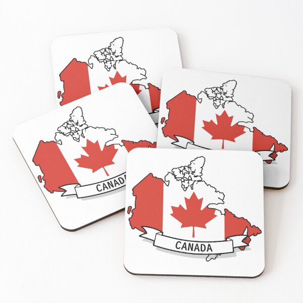 Item preview, Canada Flag Map designed and sold by Koi-Art.