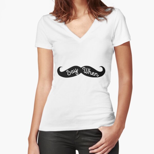 aaron rodgers say when mustache Racerback Tank Top for Sale by