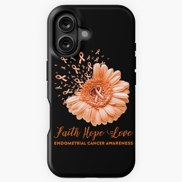 Item preview, Faith Hope Love Endometrial Cancer Awareness designed and sold by Tadmab.