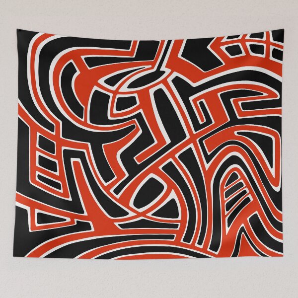 Item preview, DIABLO - DEVIL. ABSTRACT GRAFFITI. RED/BLACK/WHITE designed and sold by 5hertz.