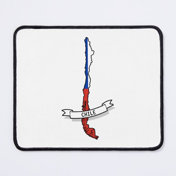 Item preview, Chile Flag Map designed and sold by Koi-Art.