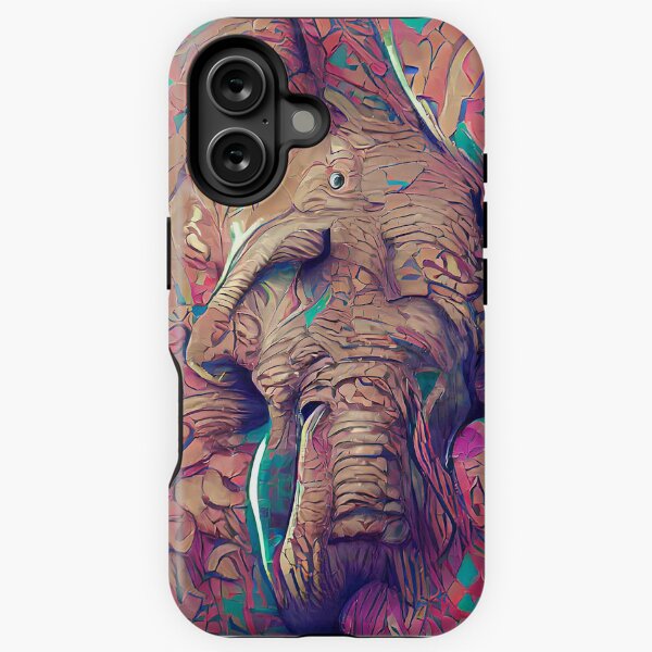 Item preview, Mighty Elephant Abstract Digital Art  designed and sold by RedCactusBloom.