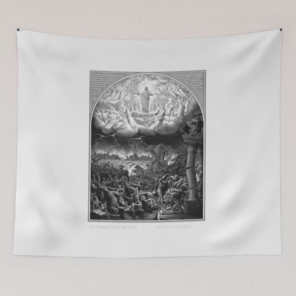Item preview, The Day Of Judgement - Christian Lithograph - 1888 designed and sold by warishellstore.