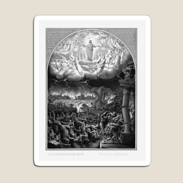 Item preview, The Day Of Judgement - Christian Lithograph - 1888 designed and sold by warishellstore.