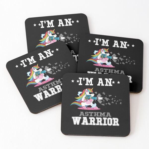 Item preview, Funny Unicorn I'm An Asthma Warrior designed and sold by heppenp.