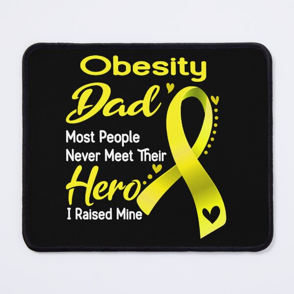 Item preview, Obesity Dad Most People Never Meet Their Hero I Raise Mine designed and sold by tenjun16.