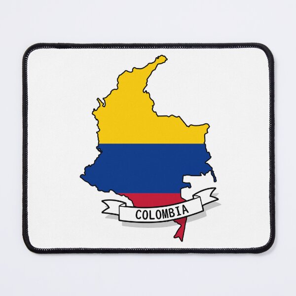 Item preview, Colombia Flag Map designed and sold by Koi-Art.