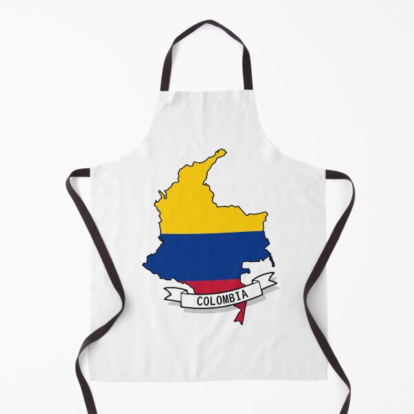 Aperçu de l'œuvre Carte du drapeau de la Colombie créée et vendue par Koi-Art.