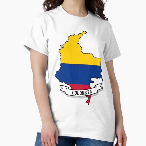 Item preview, Colombia Flag Map designed and sold by Koi-Art.
