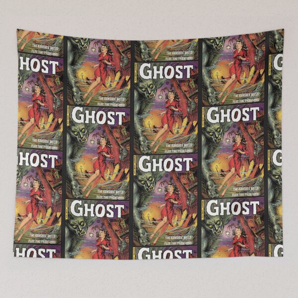Item preview, Ghost Horror Sci-Fi Retro Comic Vintage 50s designed and sold by LittleIconShop.