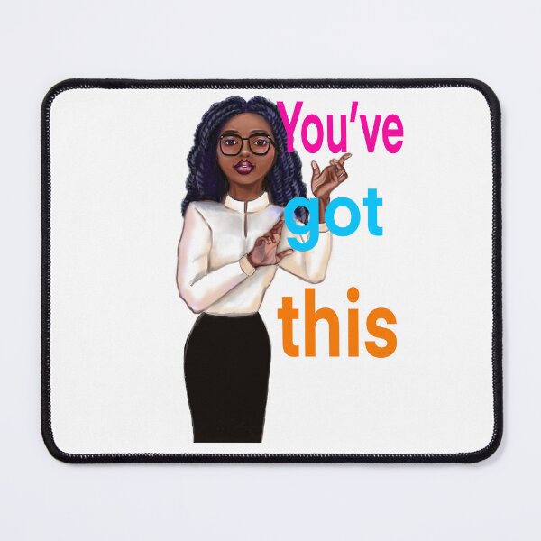 Item preview, Black girl Melanin Queen motivational quote affirmations art designed and sold by Artonmytee.