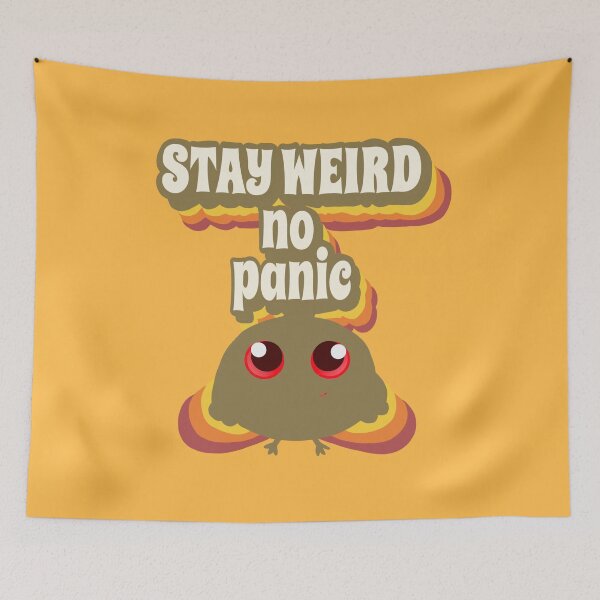 Item preview, stay weird weird funny creature  designed and sold by vibeno1.