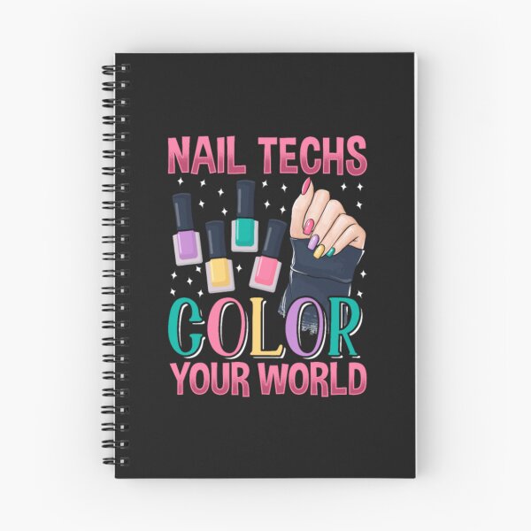 Item preview, Nail technician Colorful Manicure Artist designed and sold by ClamenTaon.