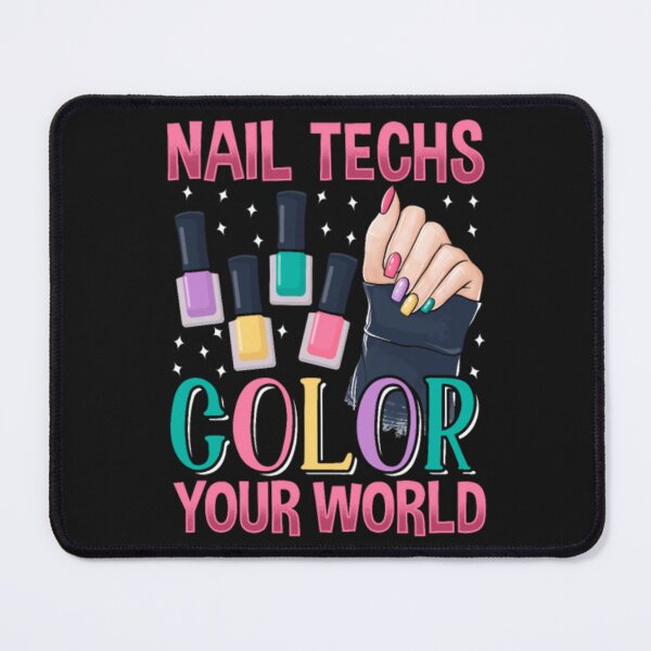Item preview, Nail technician Colorful Manicure Artist designed and sold by ClamenTaon.