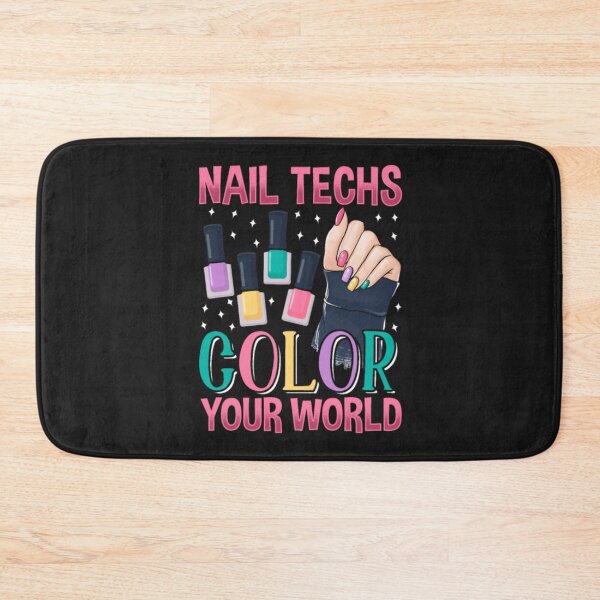 Item preview, Nail technician Colorful Manicure Artist designed and sold by ClamenTaon.
