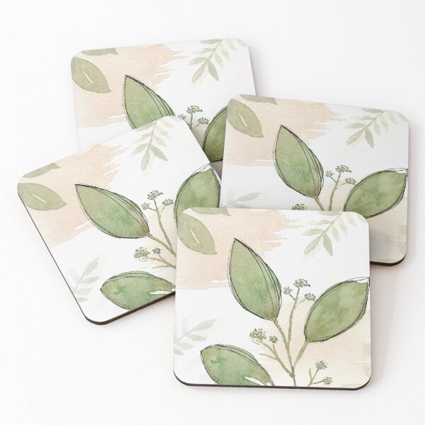 Item preview, Leaves Leaf Abstract Watercolor 1 designed and sold by Iro-by-Mona.