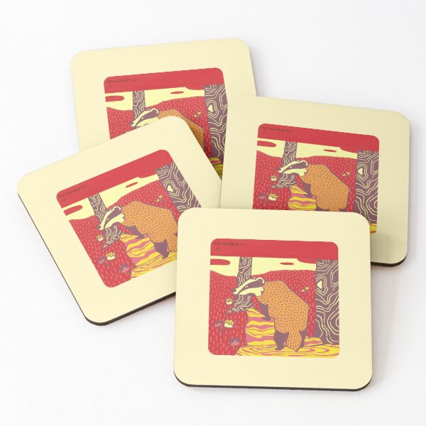 Item preview, Sunrise Red Badger Paint Swatch designed and sold by Gremren.