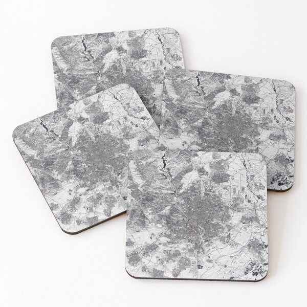 Item preview, Madrid, Spain snowbound (view from space) designed and sold by Raureif.