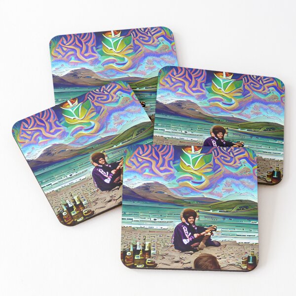 Item preview, The Man on the Trippy Beach designed and sold by prais14.