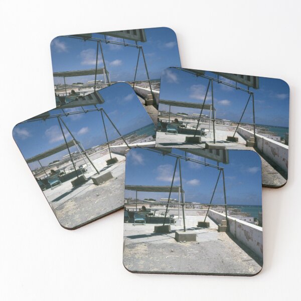 Item preview, somalia american embassy roof 1980 designed and sold by VintageSomalia.
