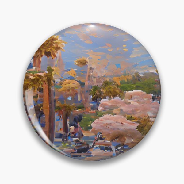 Item preview, Abstract Art Painting - Impressionism - Painting of California designed and sold by CattlettArt.