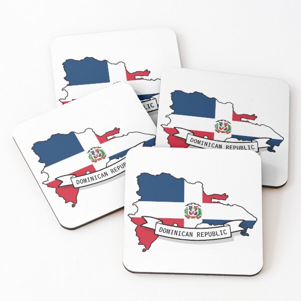 Item preview, Dominican Republic Flag Map designed and sold by Koi-Art.