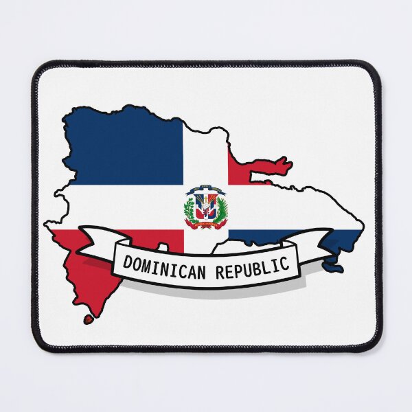 Item preview, Dominican Republic Flag Map designed and sold by Koi-Art.