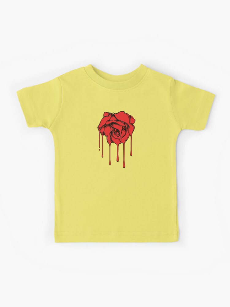Red Melting Rose Dripping Flower Vampire Emo Punk Goth Red Melting Rose Dripping Flower Vampire Emo Punk Goth