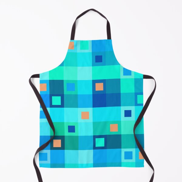 Item preview, Modern Plaid in Blue Green Orange designed and sold by Whoopsidoodle.
