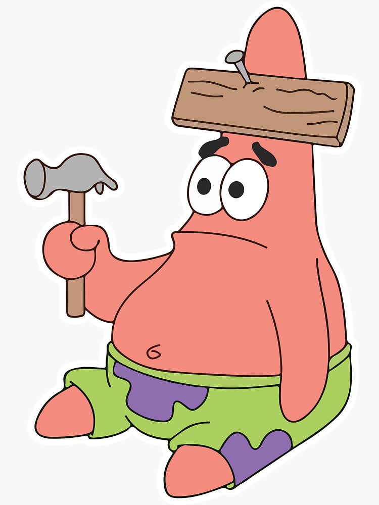 "Patrick hammer & wood" Sticker by Zero0511 Redbubble