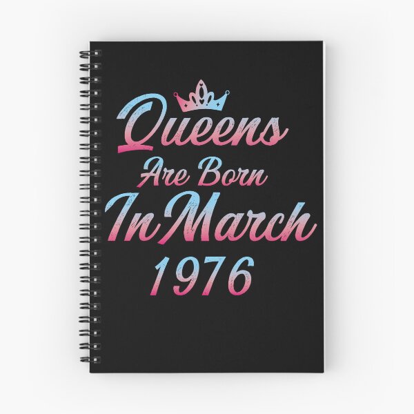 Item preview, queens are born in 1976,46 years old birthday funny gift for women designed and sold by SmileYreAmazing.