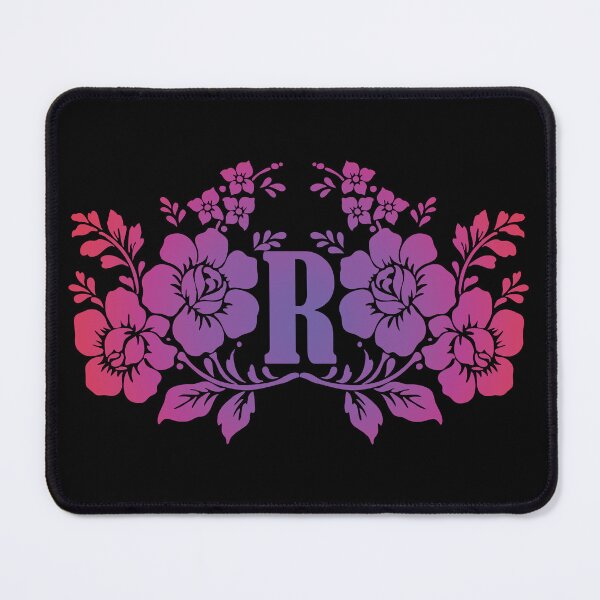Item preview, Ornamental Letter R, Purple And Red Floral, Monogram Letter Ornament designed and sold by PROMEN Creativity.