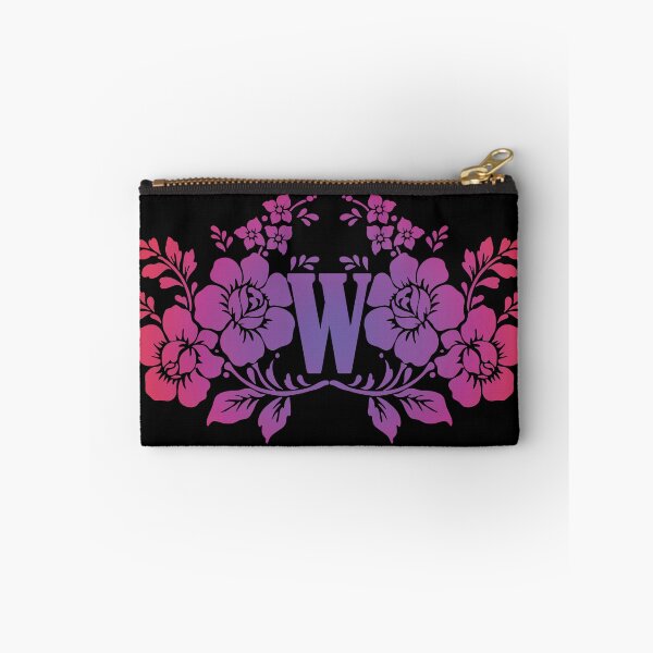 Item preview, Ornamental Letter W, Purple And Red Floral, Monogram Letter Ornament designed and sold by PROMEN Creativity.