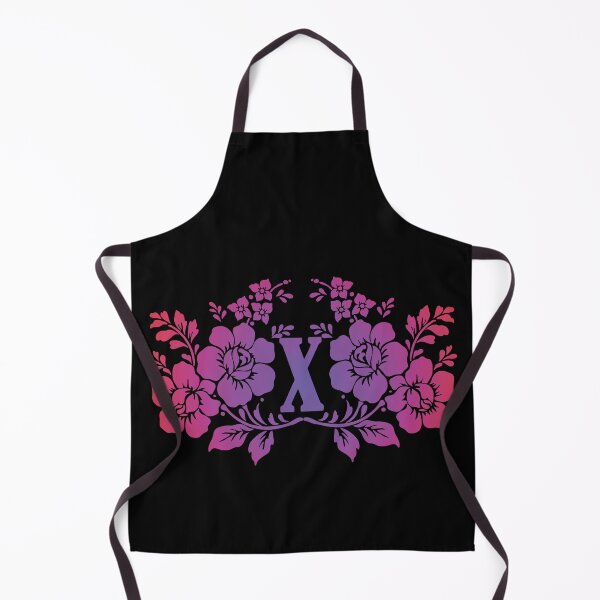 Item preview, Ornamental Letter X, Purple And Red Floral, Monogram Letter Ornament designed and sold by PROMEN Creativity.