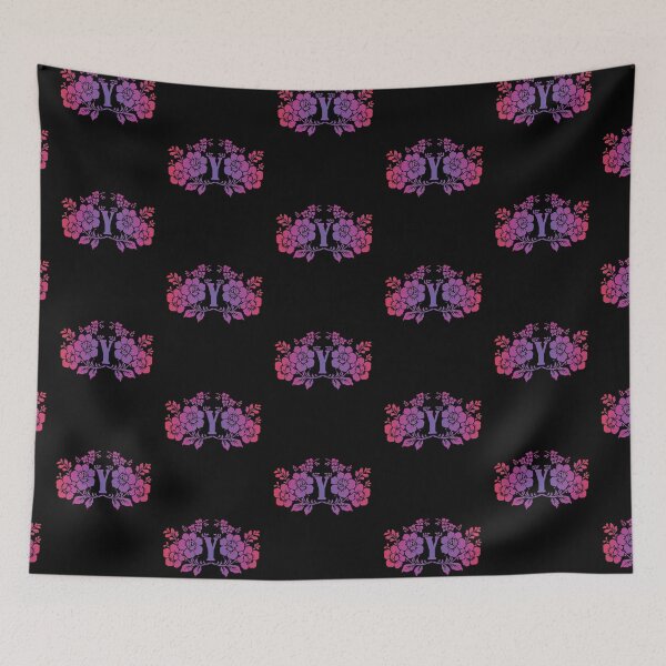 Item preview, Ornamental Letter Y, Purple And Red Floral, Monogram Letter Ornament designed and sold by PROMEN Creativity.