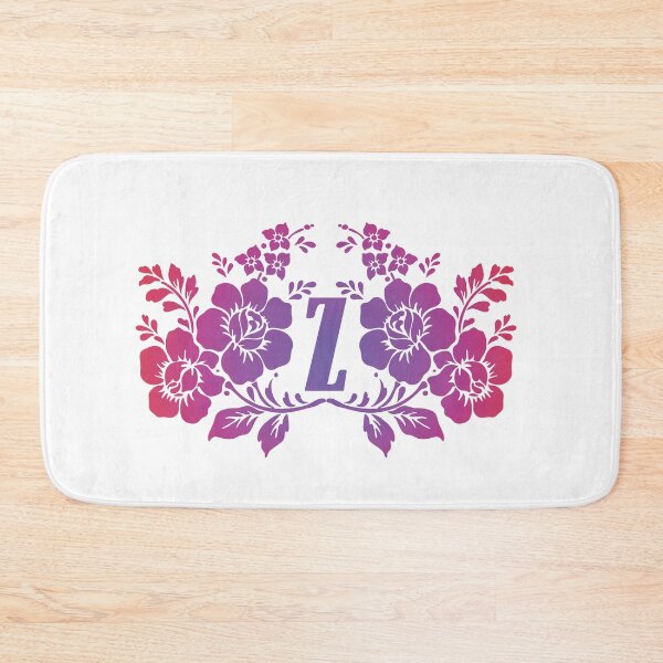 Item preview, Ornamental Letter Z, Purple And Red Floral, Monogram Letter Ornament designed and sold by PROMEN Creativity.
