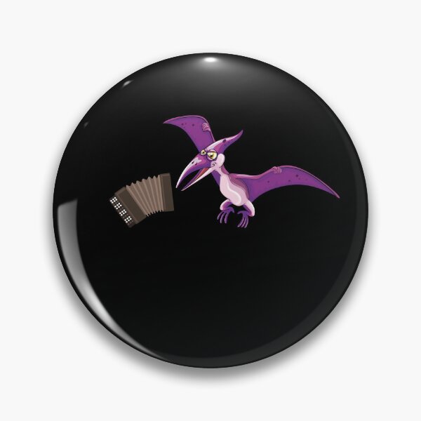 Item preview, Dinosaur Playing Accordion ,Funny Good Dinosaur Accordion Lovers Simple Flying Design designed and sold by pedrored369.