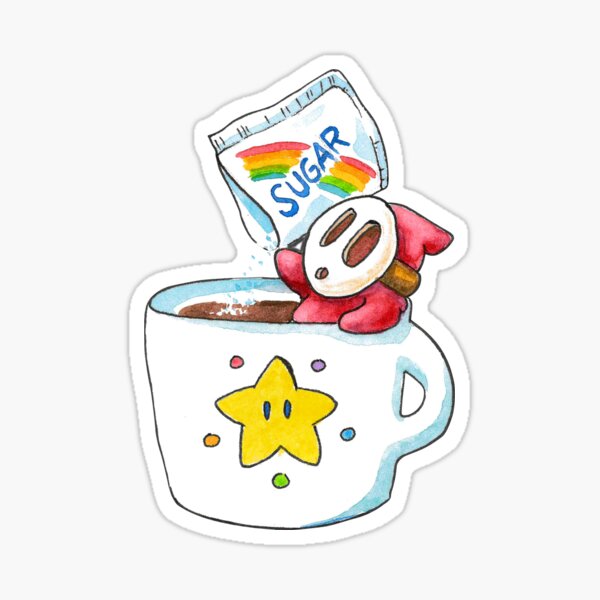 Shyguy's Favorite Coffee Sticker