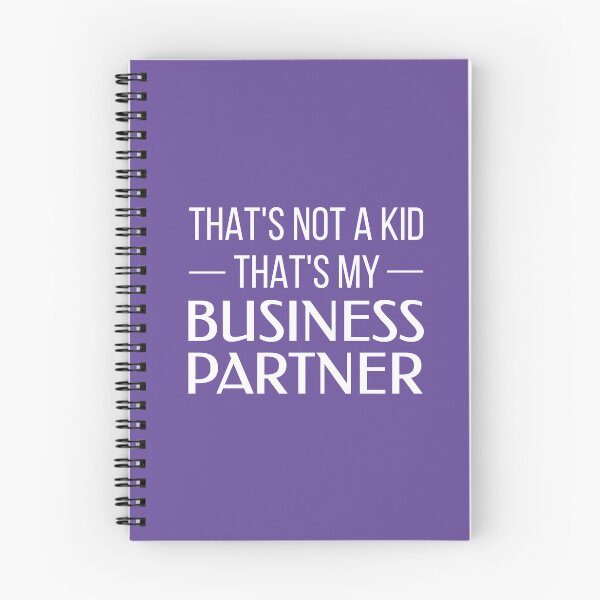 Item preview, That's Not a Kid, That's My Business Partner (Purple BG) designed and sold by FilipeFerreira.
