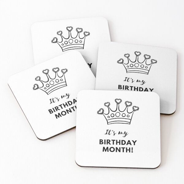 Item preview, It's my Birthday Month designed and sold by speakupandshine.