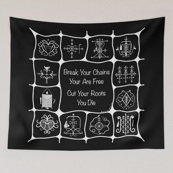 Item preview, Break Your Chaines You Are Free Cut Your Roots You Die designed and sold by Kesler Pierre.